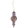 Anhänger Ornament/Kringel, Lila, 15 Cm