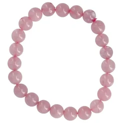 Armband Edelstein-Energie, Rosenquarz/rosa