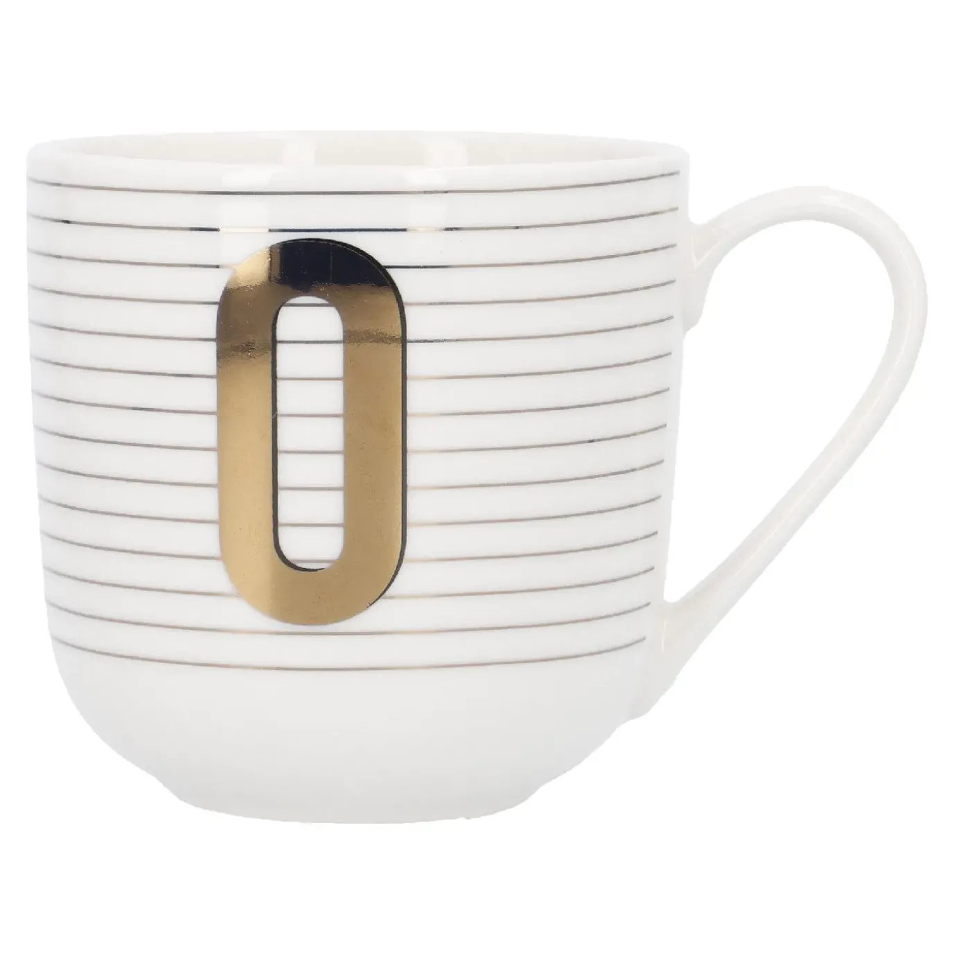 Becher Buchstabe/Streifen, O, 450 Ml