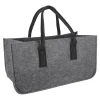 Filztasche Kamin, Dunkelgrau