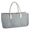 Filztasche Kamin, Mint/beige