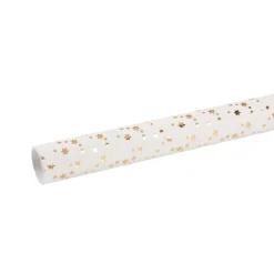 Geschenkpapier Prägung, Sterne/creme, 2 M