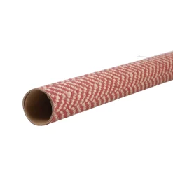 Geschenkpapier Stoffoptik, Rot, 2 M