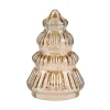 Glas-Tanne Transparent, Gold, 6 X 9.5 Cm