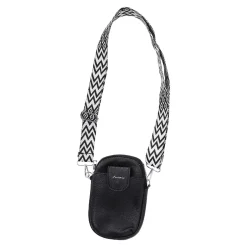 Handytasche Riemen, Schwarz, 18 Cm