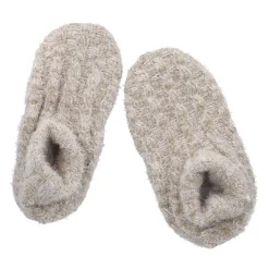 Hausschuhe Antirutsch, Beige, Größe 35-38