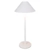 LED-Tischlampe Schirm, Weiß, 34 Cm