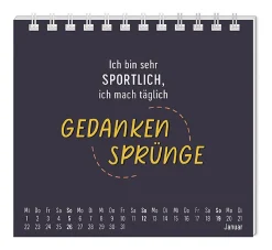 Mini-Tischkalender 2025, Nett Kann Ich Auch