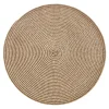 Platzset Olana, Rund/hellgrau, 38 Cm