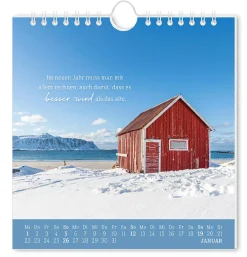 Postkarten Kalender, 2025, Strandgut