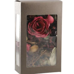 Potpourri Rose/Blätter, Dunkelrot, 12 X 20 Cm