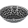 Schale China, Tief, Orient, Schw/wss, 13 Cm