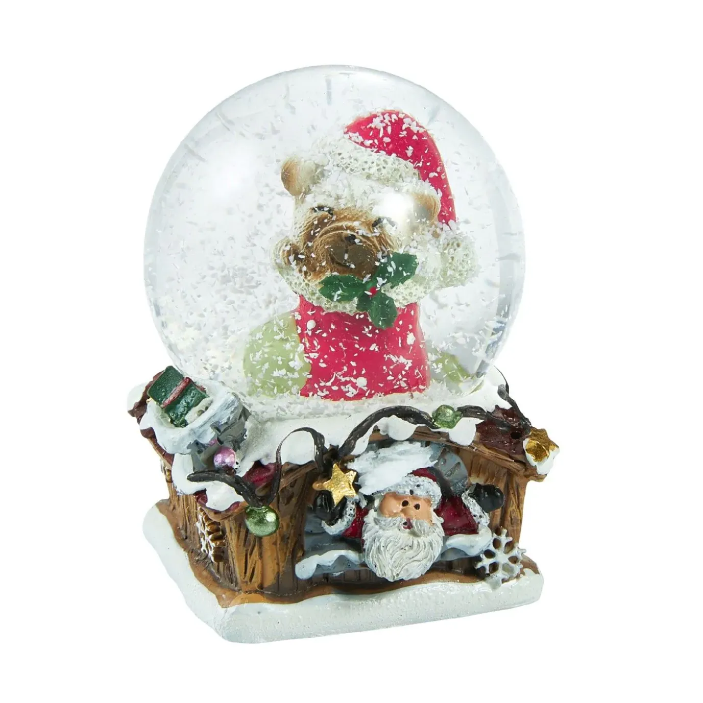 Schneekugel Hund, Mops, 4.5 X 6 Cm