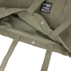 Shopper Cord, Oliv