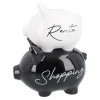 Spardose 2er Schwein, Rente/Shopping